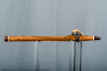 Canary Wood Native American Flute, Minor, Mid G-4, #J12K (9)